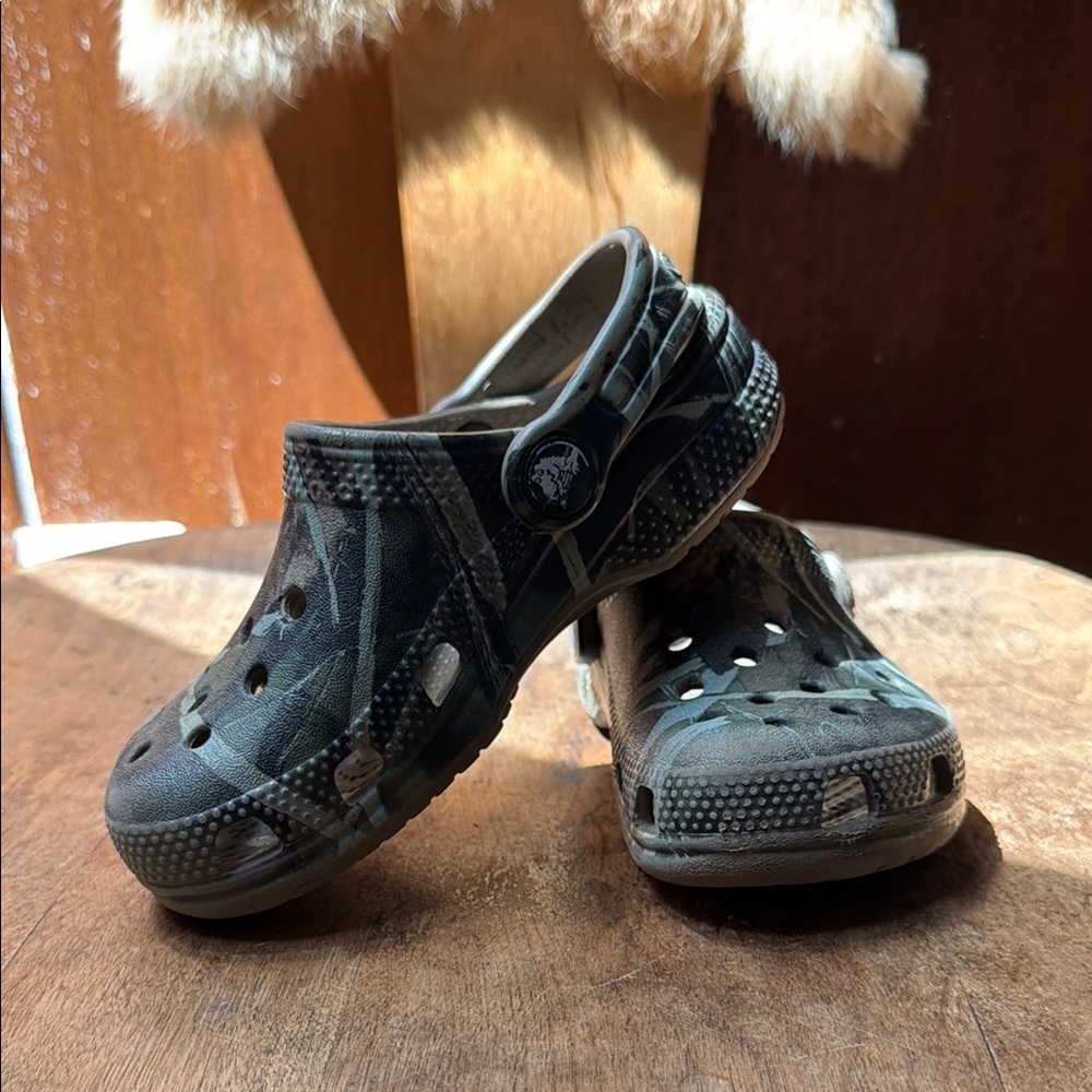 Kids Black Clog Shoes - Comfort Slip-On